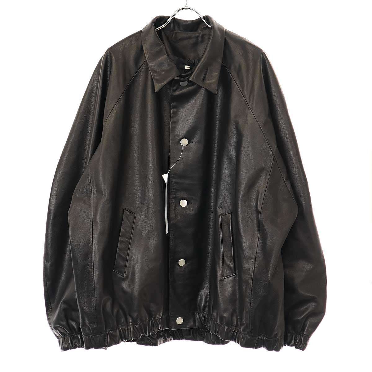 ISSUETHINGS イシューシングス JOHN別注 Cowhide jacket カウハイドレザージャケット ブラック F 24a/43-i/p-00-bk-00-john ISSUETHINGS イシューシングス JOHN別注 Cowhide jacket カウハイド