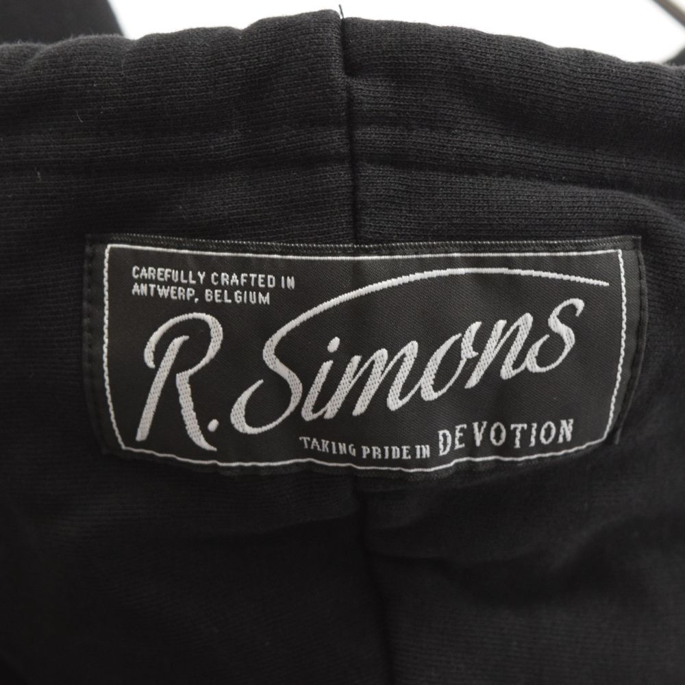 RAF SIMONS (ラフシモンズ) 21AW Gothic regular fit hoodie ゴシックロゴプリントスウェットパーカー  212-W163-19004-0099 ブラック - メルカリ