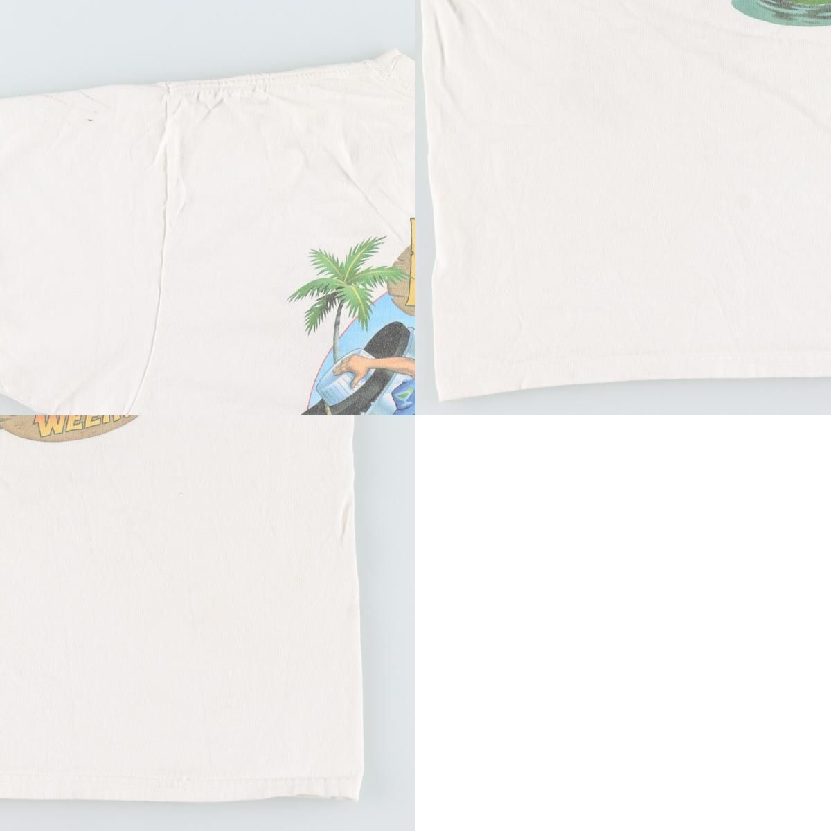 Caribbean Sold 両面 プリントTシャツ USA製 メンズXXL /eaa320569XX-LARGE着丈