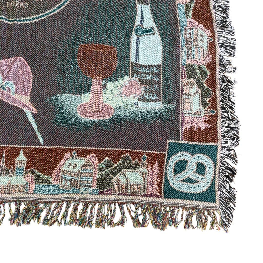 vintageラグ カーペット ドイツ 名産 ノイシュバンシュタイン城 セール