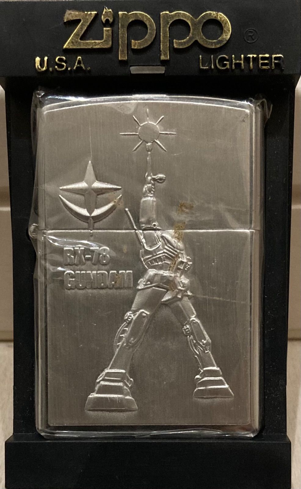 ガンダムジッポライター 機動戦士ガンダム」RX-78ガンダム デザイン Zippo ライターN25G