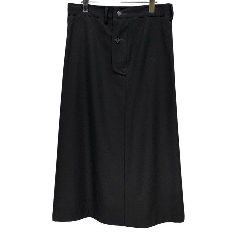 Y s ウールフラノワイドロングスカート フランネル パンツ Yohji Yamamoto Femme ワイズ ヨウジヤマモト レディース