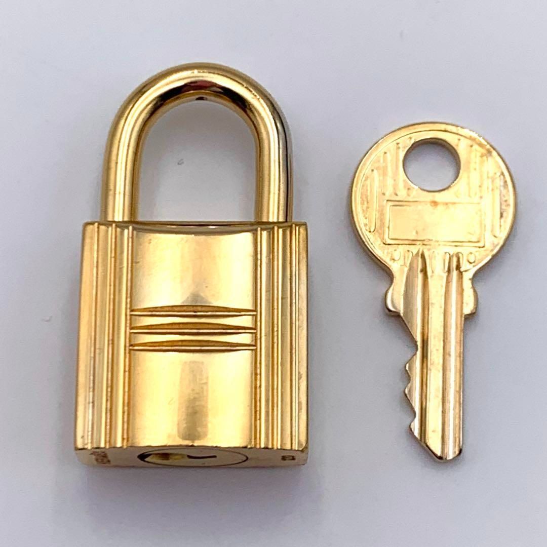 【美品】エルメス K24ゴールドメッキ パドロック カデナ リペア品 120番 HERMES エルメス カデナ ゴールド 24Kメッキ No.120 120番 鍵