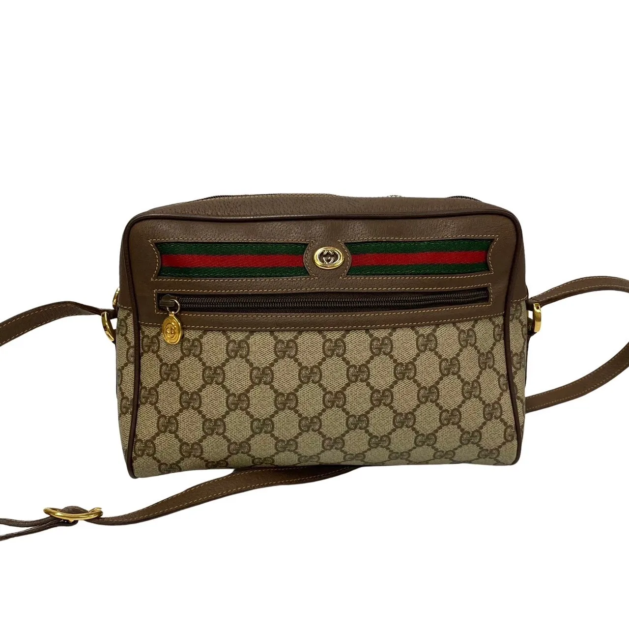 極 美品 GUCCI オールドグッチ グッチ ヴィンテージ シェリーライン GG