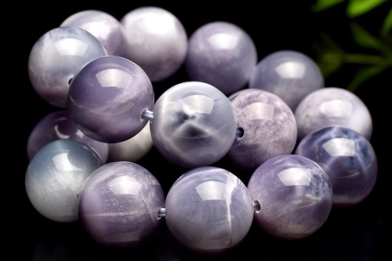 １点物 AAAA 人気アイテム パープルラリマー 11-11.5mm ブレスレット パワーストーン 天然石 _MA8839 NEXPOTALLINN_EU
