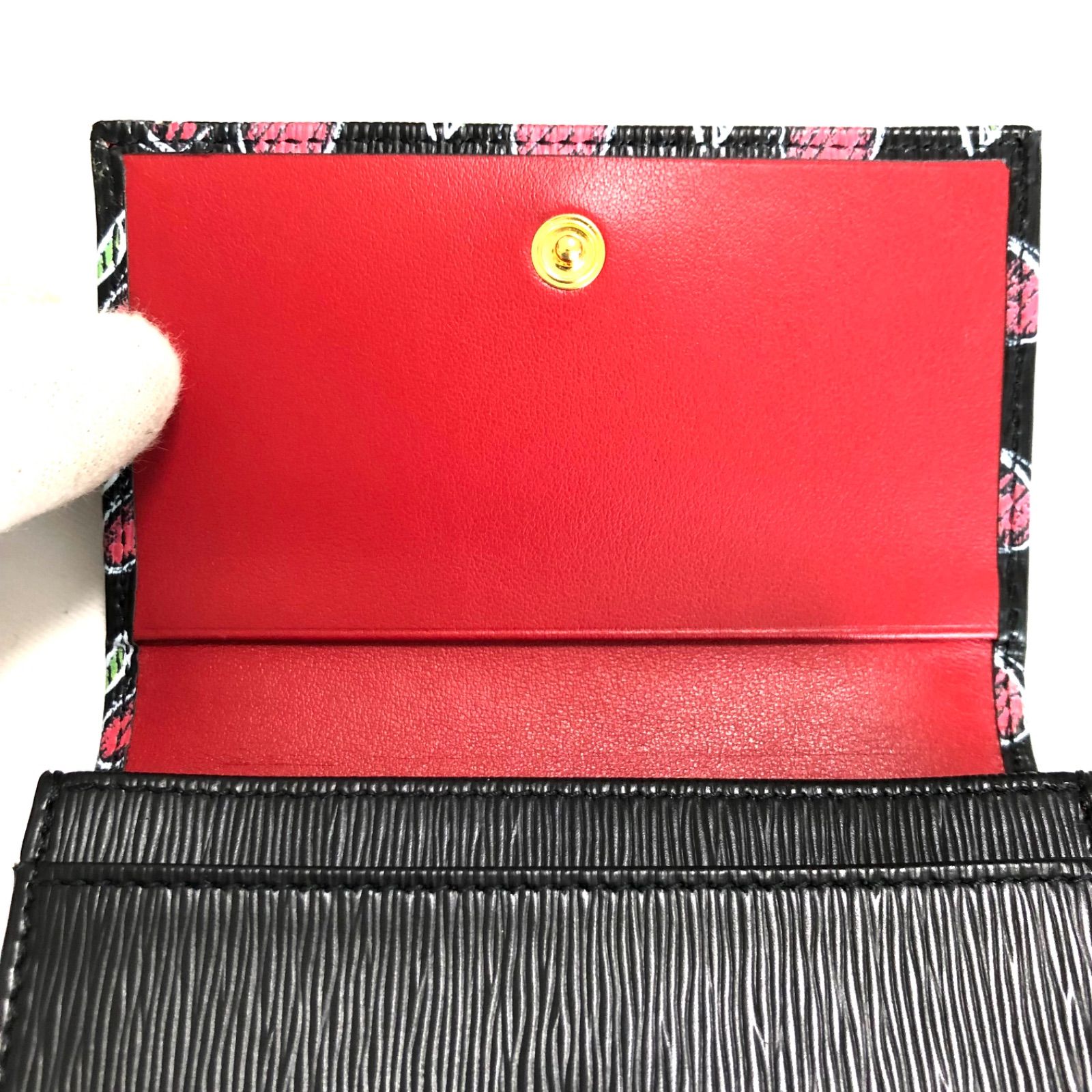 ⭐超美品⭐ＰＲＡＤＡ ハートチューリップ 名刺入れ カード