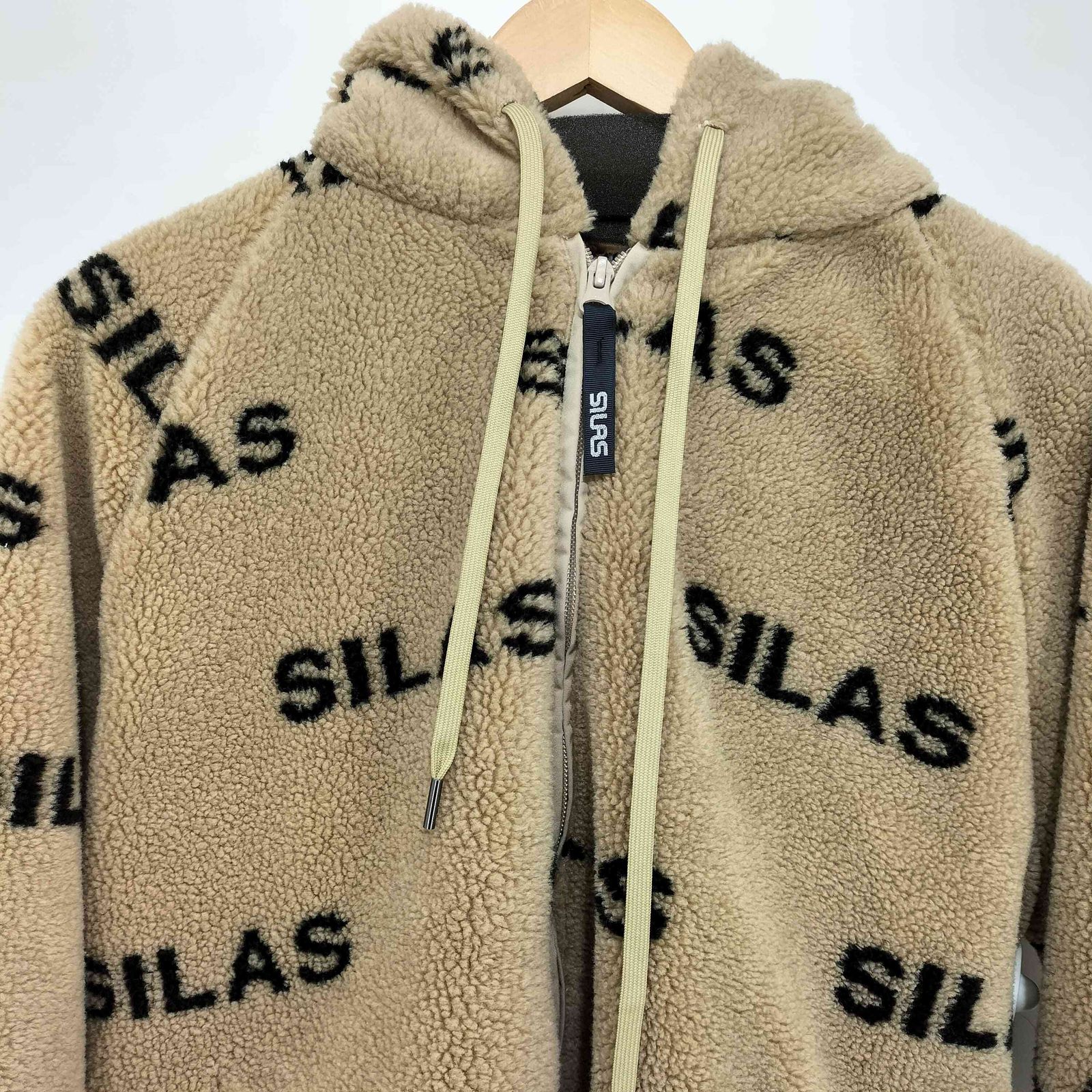 サイラス SILAS All Over Logo Boa Zip Up Hoodie メンズ import：M 