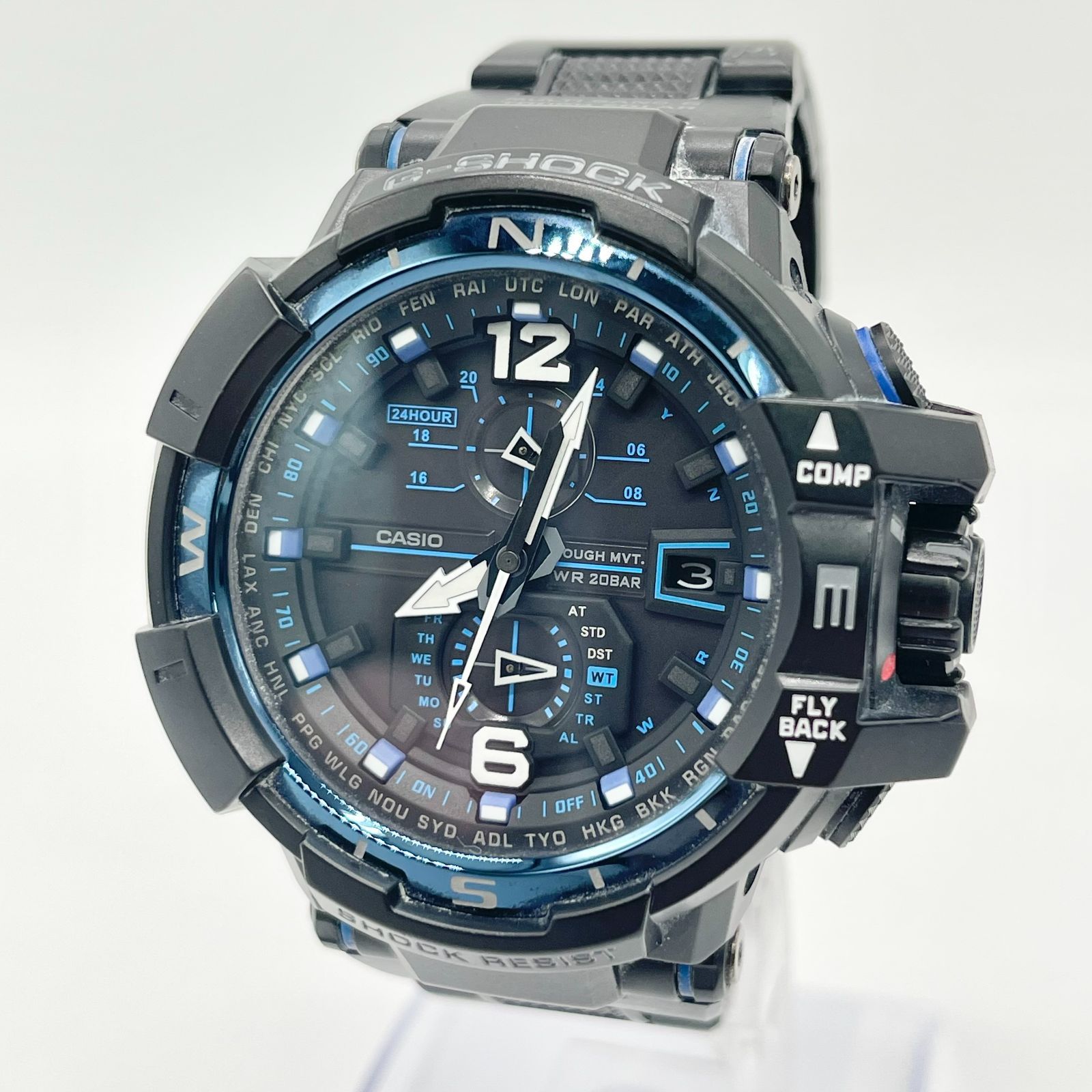 美品】G-SHOCK GW-A1100FC-1AJF グラビティマスター タフソーラー 