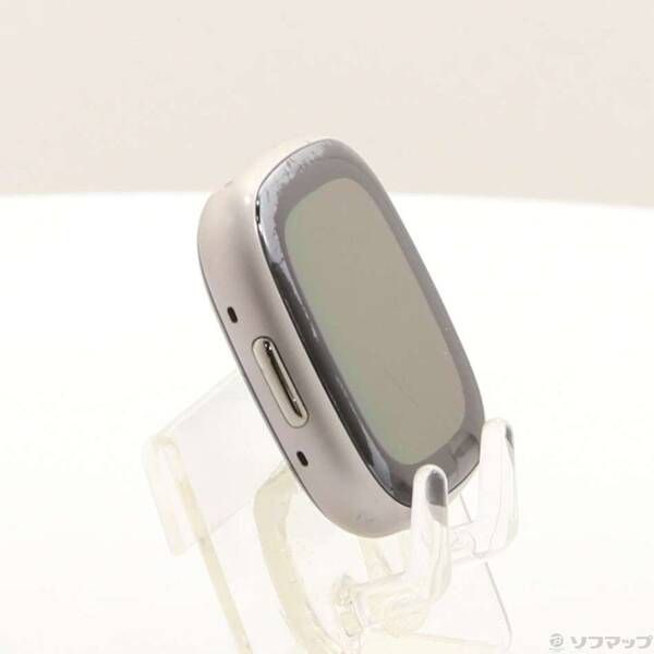 Fitbit Ssense 2 ルナホワイト/プラチナ アルミニウム 中古品 Fitbit Ssense 2 ルナホワイト/プラチナ アルミニウム 中古品