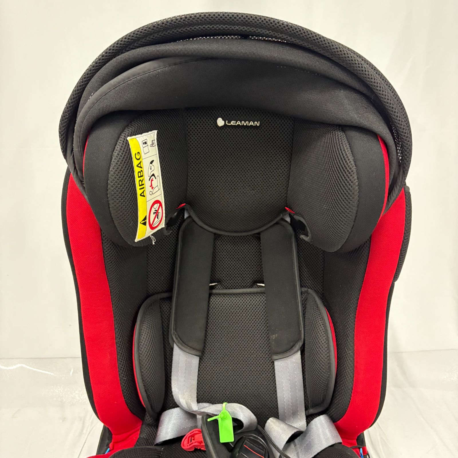 LEAMAN リーマン チャイルドシート ジュニアシート カイナ 1029A 赤 黒