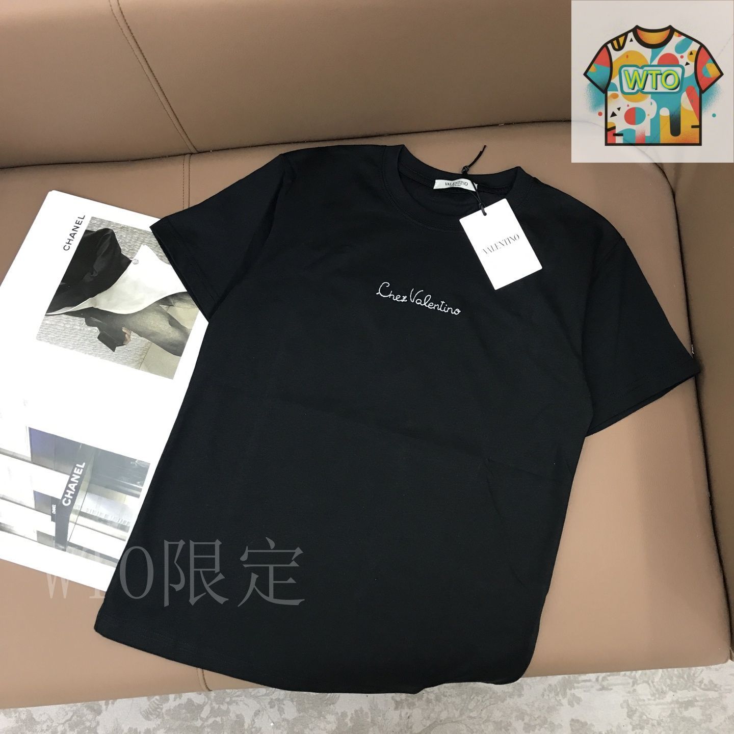 ★送料関税込★VALENTINO ロゴ プリント Tシャツ VALENTINO (ヴァレンティノ) ロゴプリント クルーネック 半袖 T