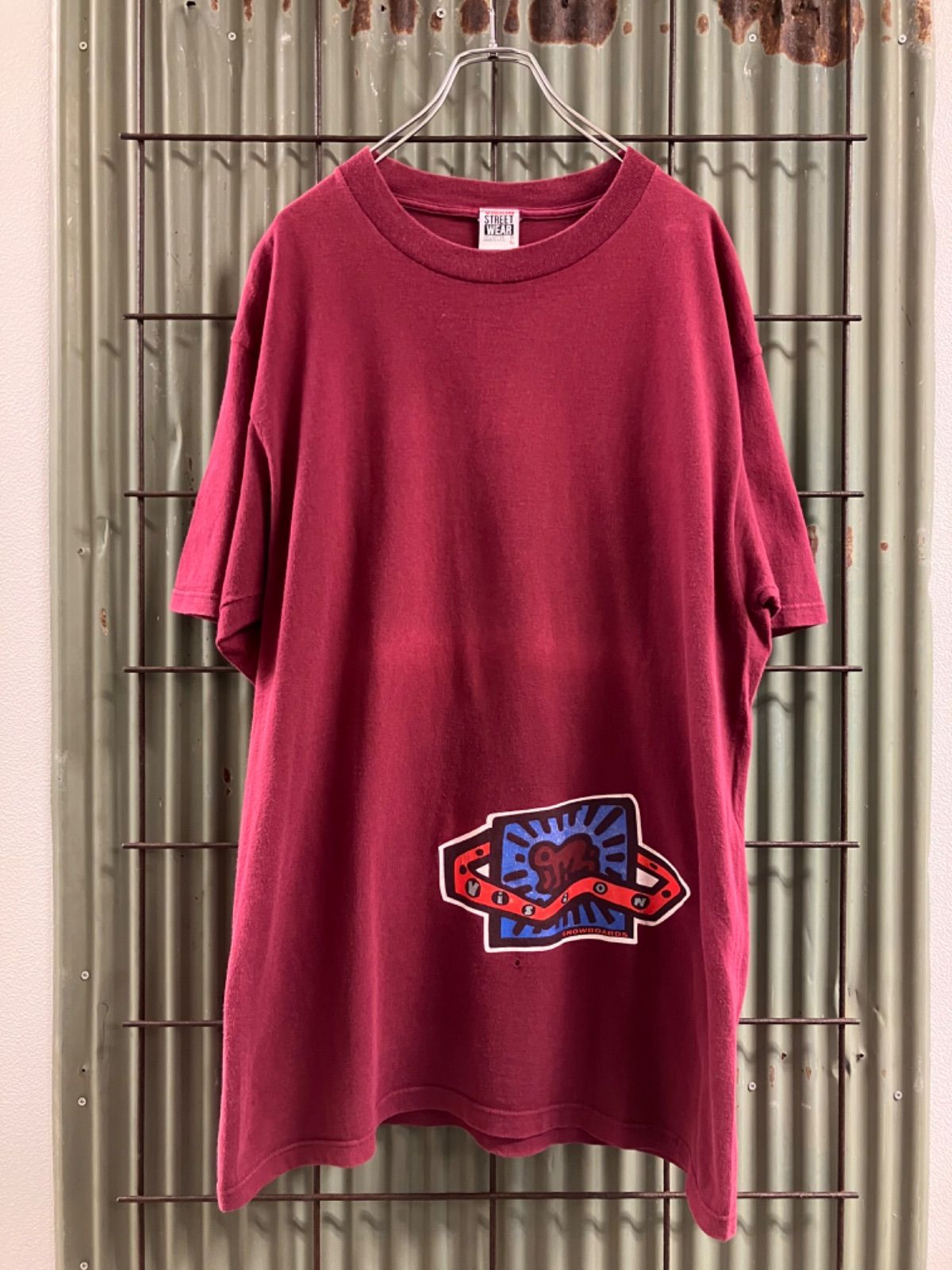 90’s VISION STREET WEAR Print T-shirt ヴィジョンストリートウェア　プリントTシャツ　Old Skate  オールドスケート