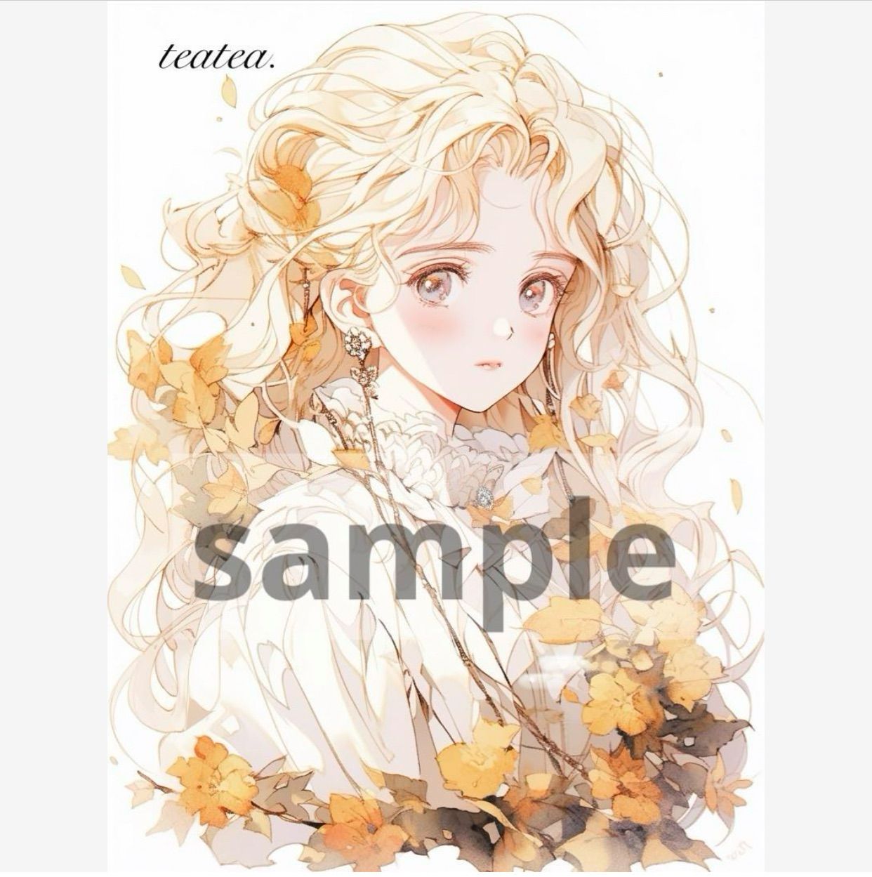 158. teatea.オリジナル 人物ステッカー - メルカリ