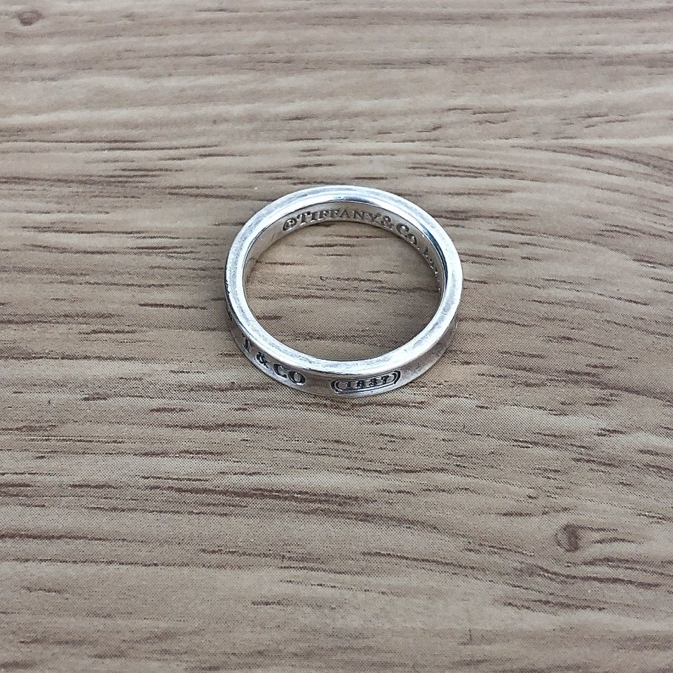 ティファニー　925シルバー リング 1925刻印　ヴィンテージ　12号 ティファニー 925シルバー リング 1925刻印 ヴィンテージ