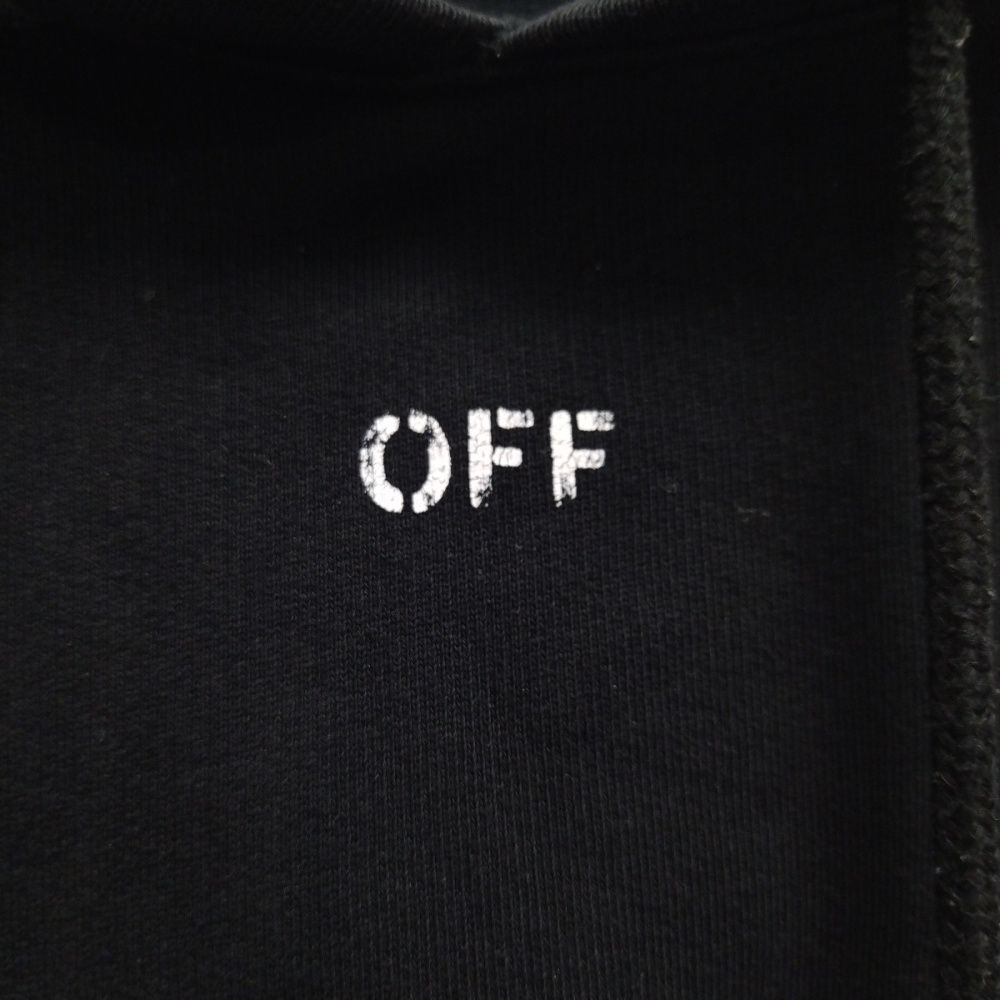 OFF-WHITE (オフホワイト) STENCIL SLIM HOODIE ステンシルスリム