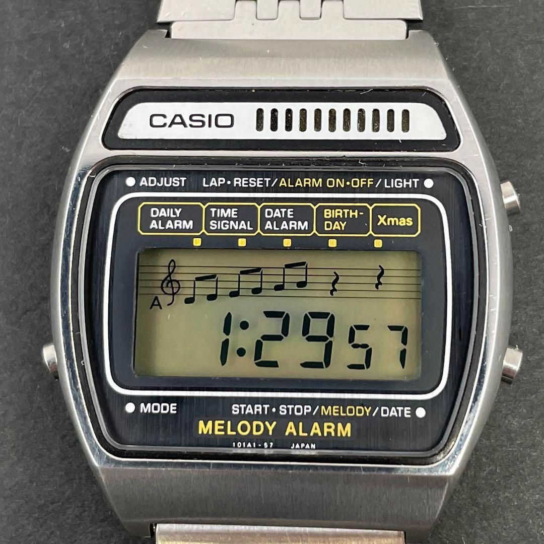 動作OK】CASIO メロディーアラーム H104 カシオ MELODY ALARM QZ