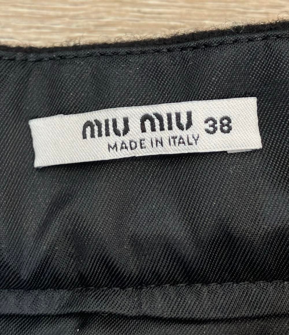 ミュウ ミュウ フラップ付スカート レディース SIZE 38 (M) Miu