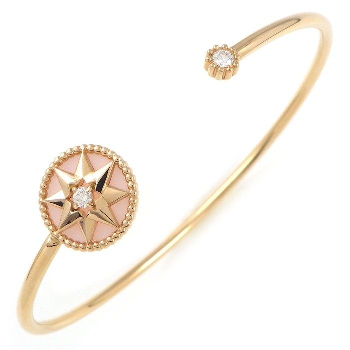クリスチャンディオール Christian Dior バングル ローズデヴァン JRDV95199_0000 ピンク オパール ダイヤモンド 計0.08ct K18PG 箱 保付き