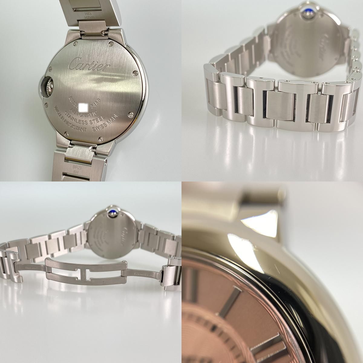 カルティエ CARTIER バロンブルー MM 3489 W6920100 SS 自動巻 ユニ 