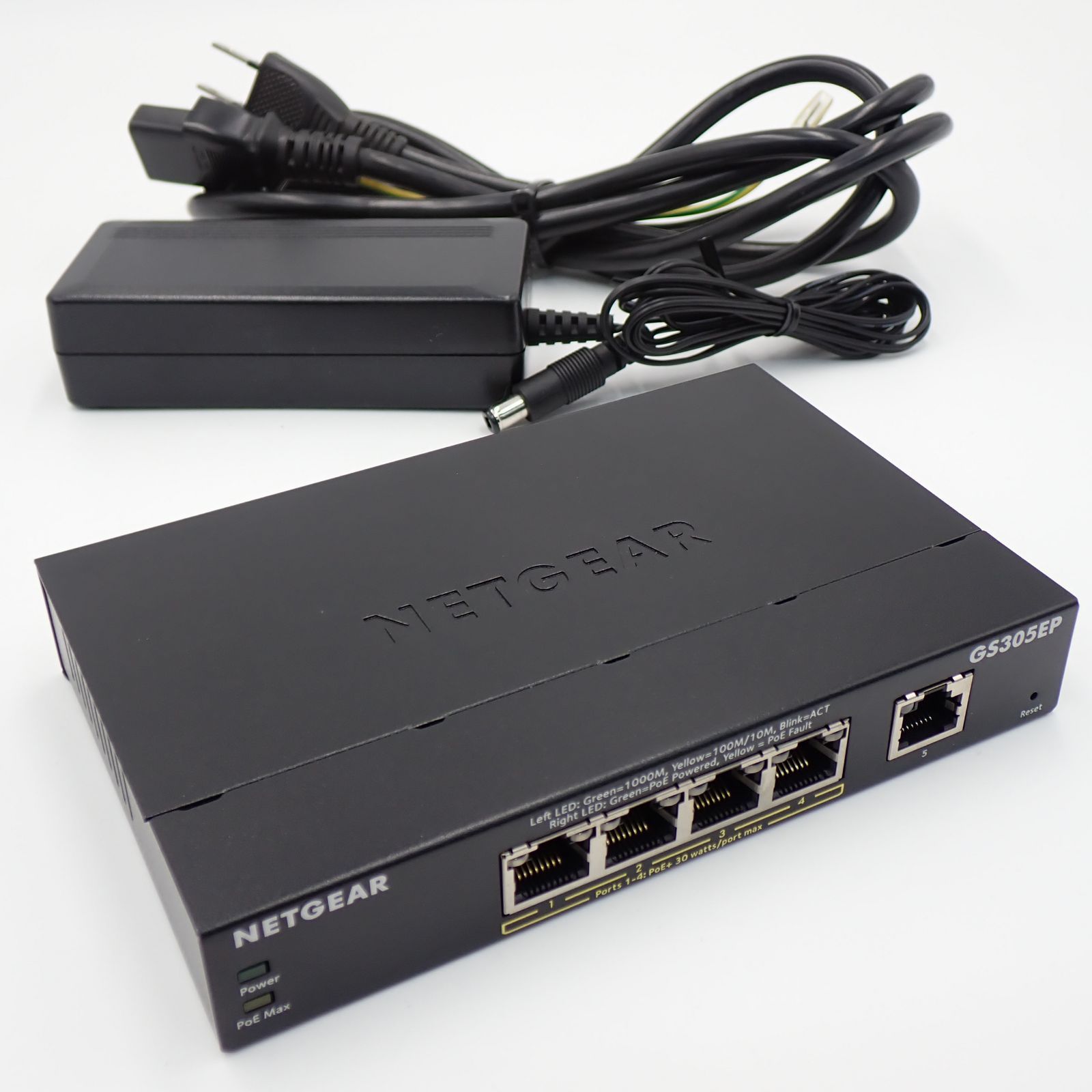 NETGEAR ネットギア アンマネージプラススイッチ GS305EP-V1