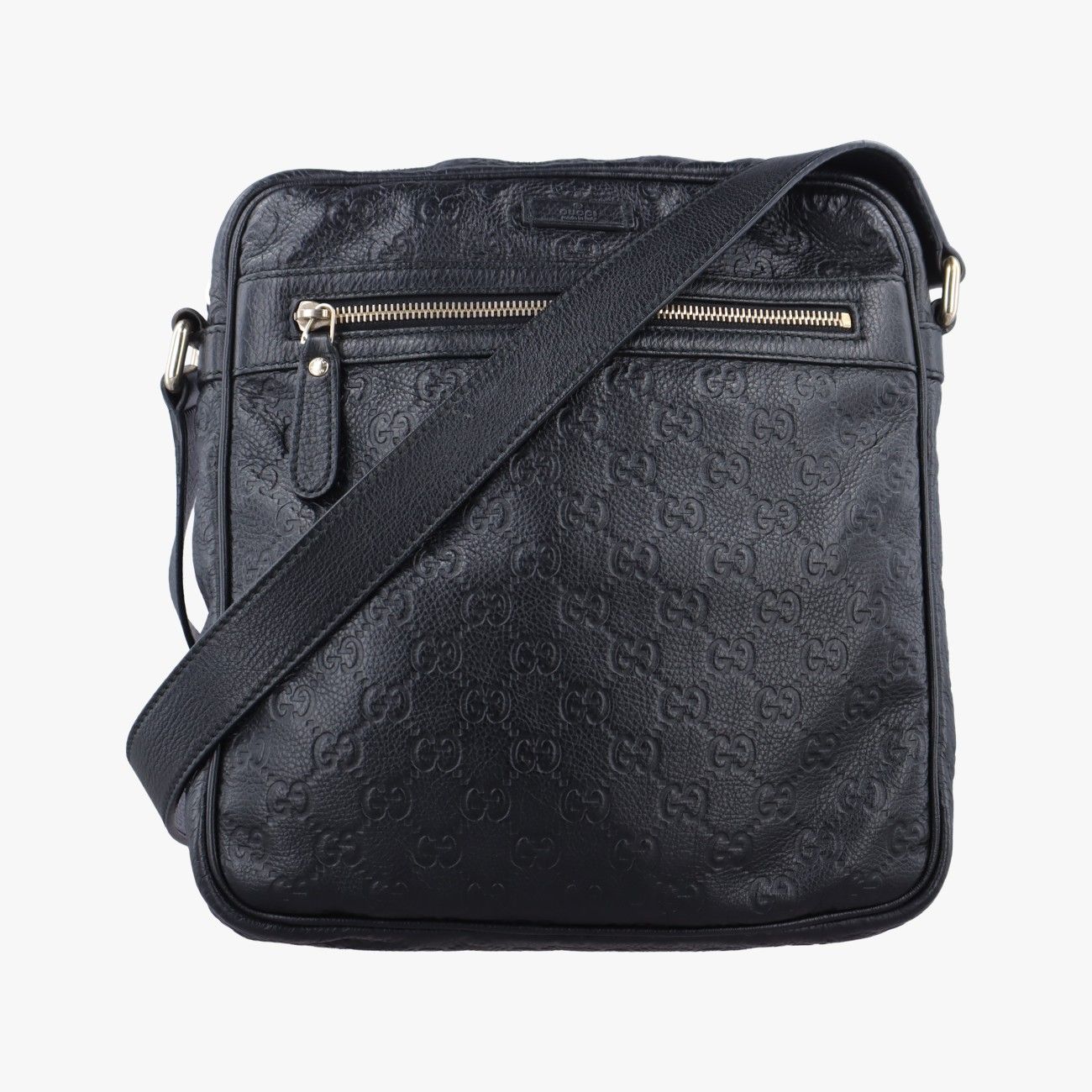 グッチGucciGGインプリメ メッセンジャーブラックレザー201448A9937861