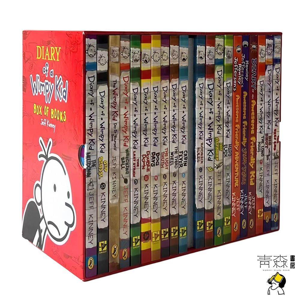 【18巻豪華セット】 Diary of a Wimpy Kid 英語絵本 Amazon.com : A Library of a Wimpy Kid 1-18 Books Boxed Set