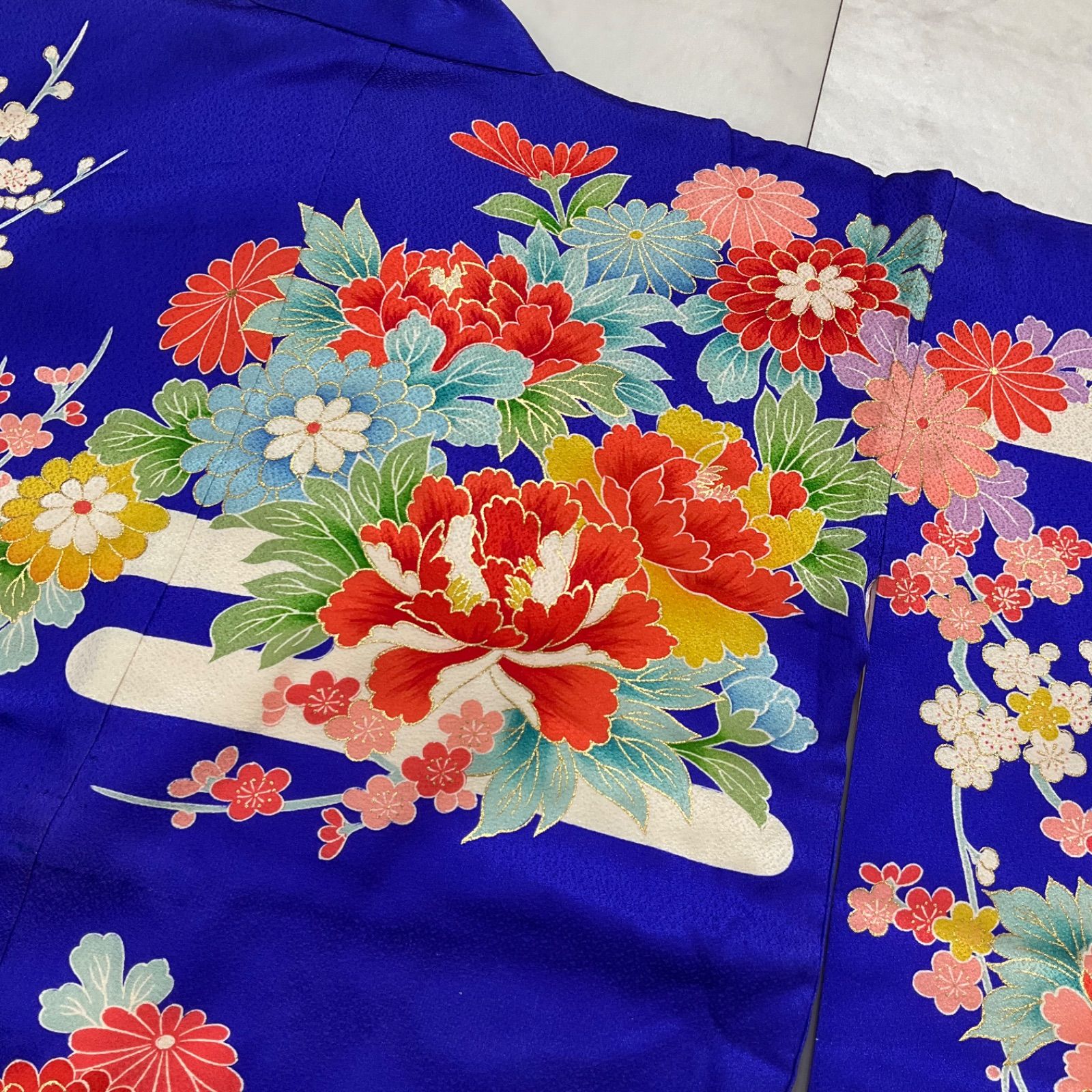 七五三お詣り女の子着物こどものひお正月卒業式十三詣り