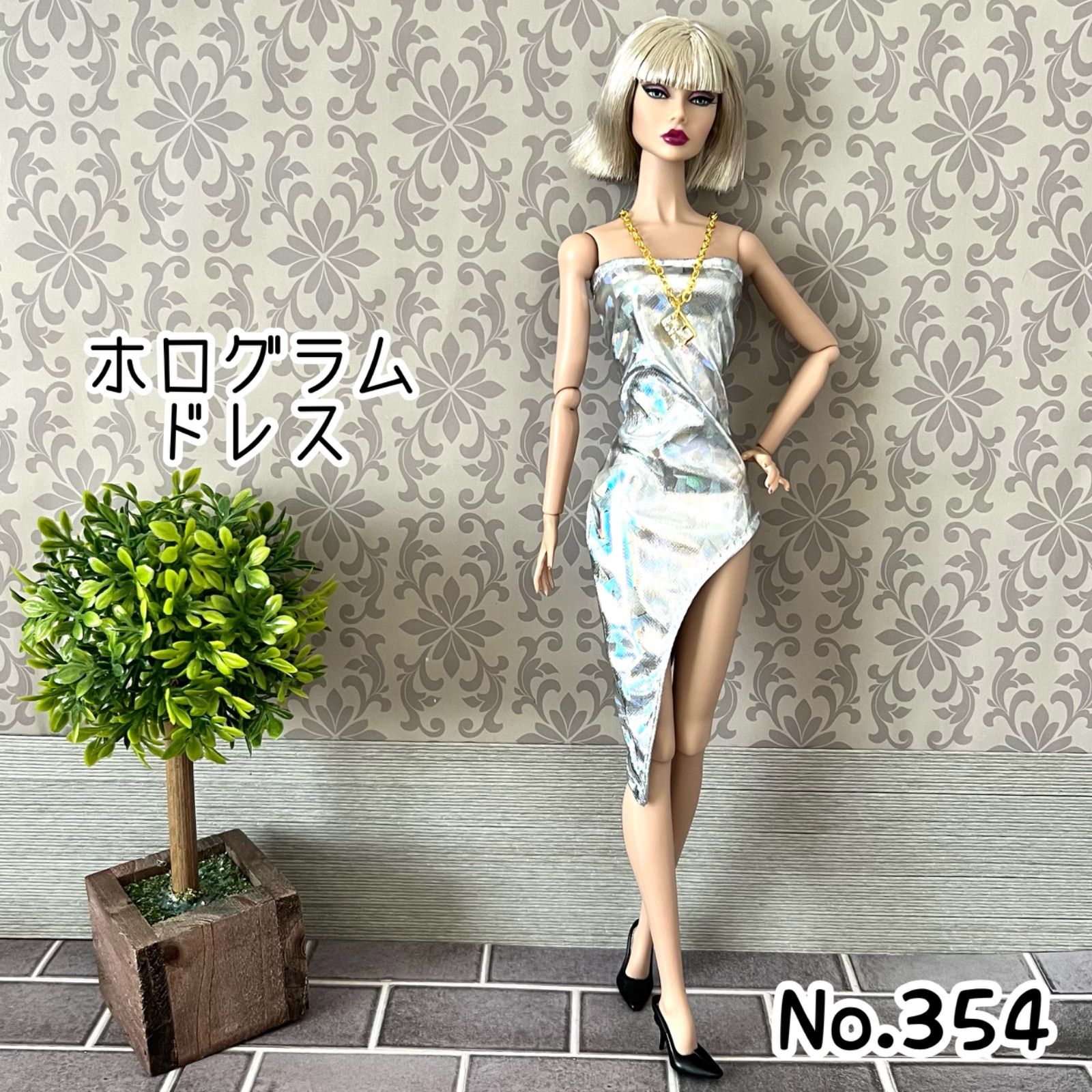 ハンドメイド バービー人形 ポピーパーカー 服 ホログラムドレス ハンドメイド バービー人形 ポピーパーカー 服 ホログラムドレス