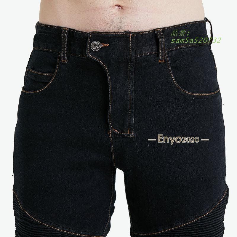 100%本物保証! ライダーパンツメンズバイクパンツプロテクター付ジーンズデニムバイクウェアオートバイパッド膝パッド保護レーシングパンツライディングパンツ am5a520732