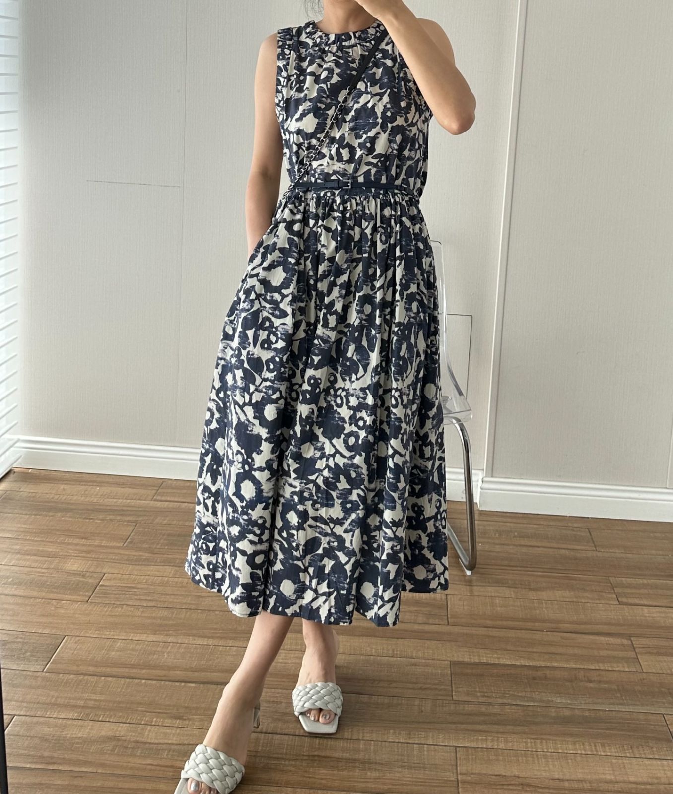 MAX MARA [マルレーナ] ピュア コットン ポプリン プリント