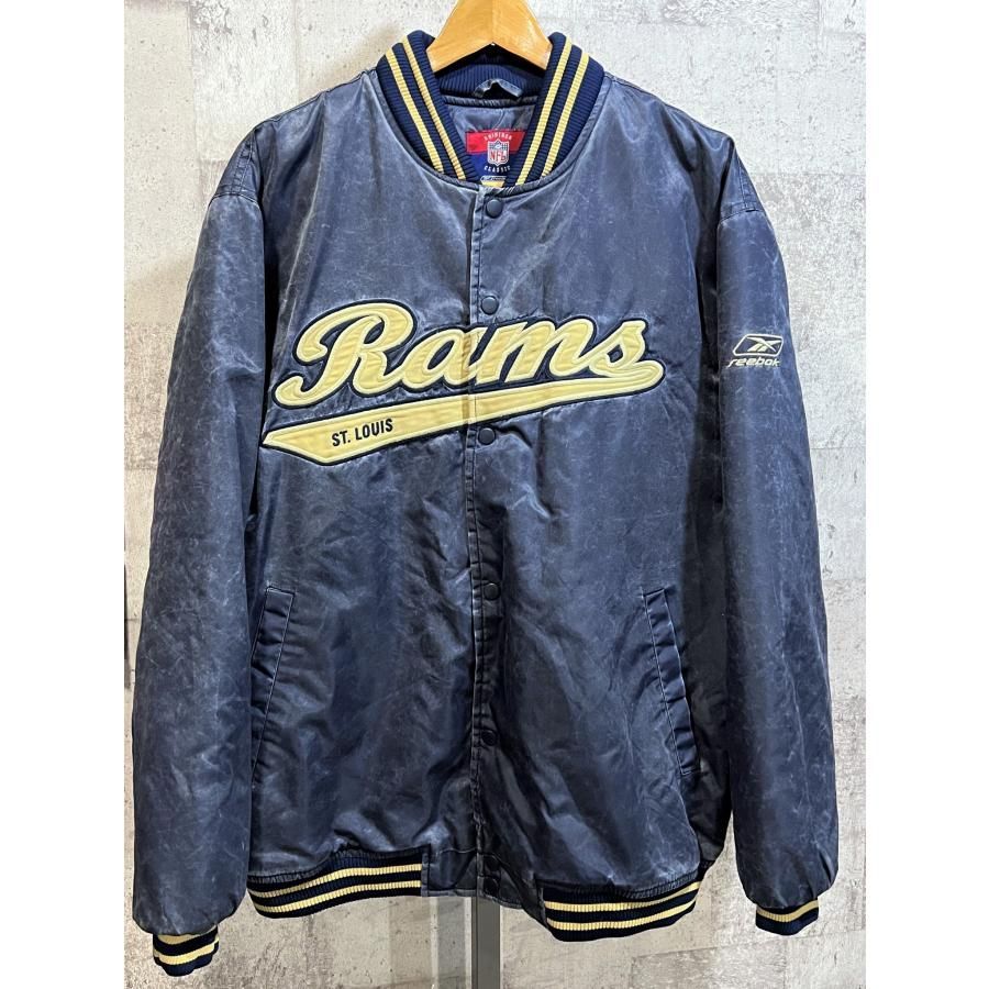 リーボック NFL ST.LOUIS RAMS ナイロン スタジャン US L アメフト 