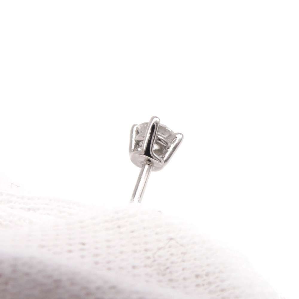 ティファニー ピアス ソリティア スタッド ピアス ダイヤモンド 0.22ct 