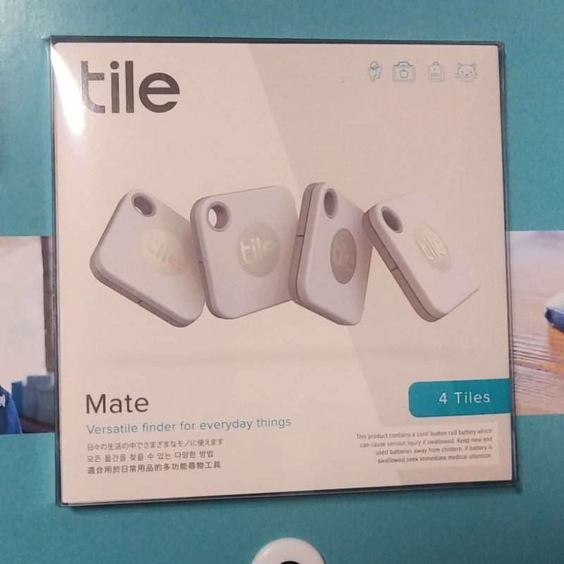 未使用品】Tile Mate (電池交換版) 4個パック Tile Mate スマートタグ