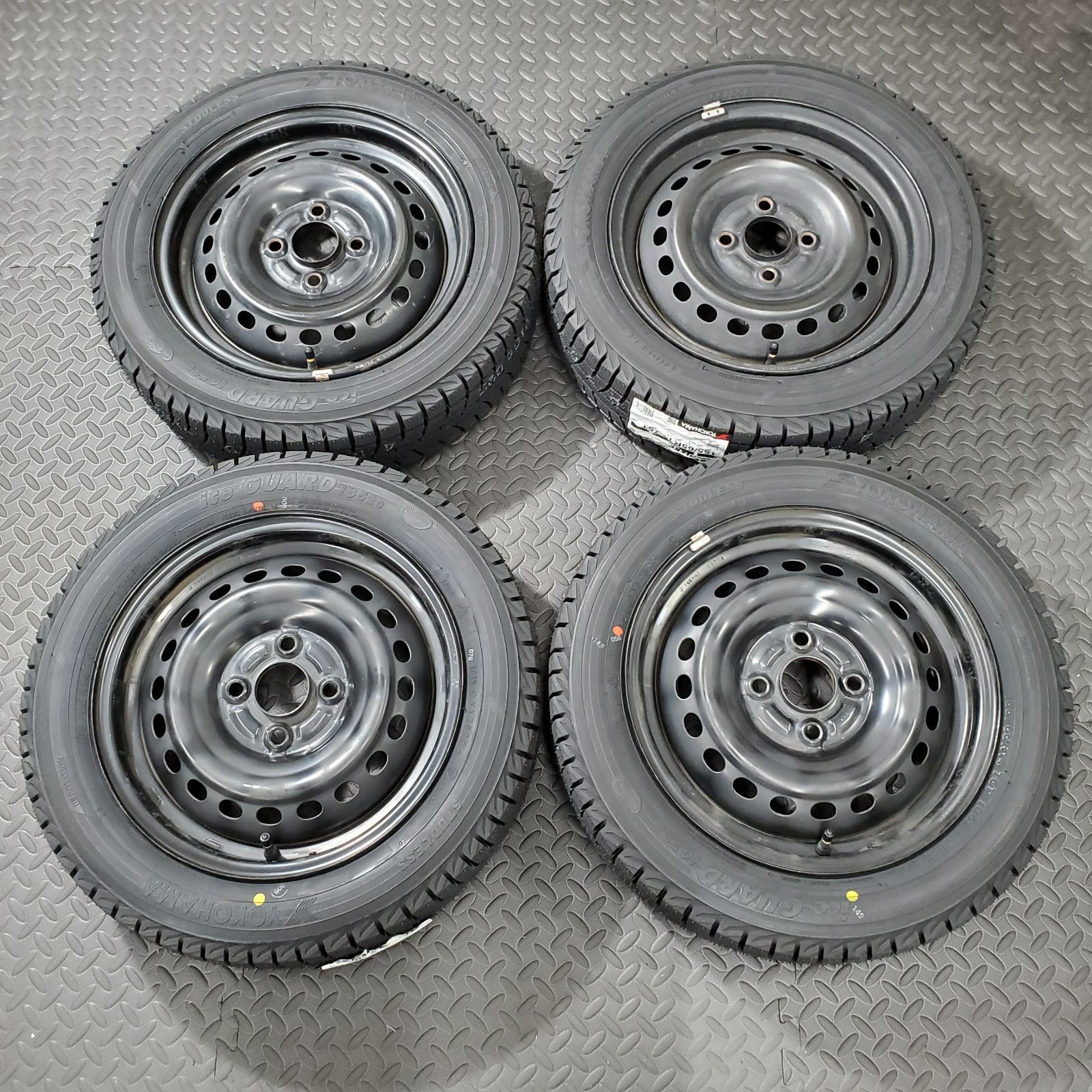 25年製 タイヤ 155 65R14 ヨコハマ アイスガードIG52C ホンダ JF3 N-BOX N-WGN スタッドレスタイヤ 1096R