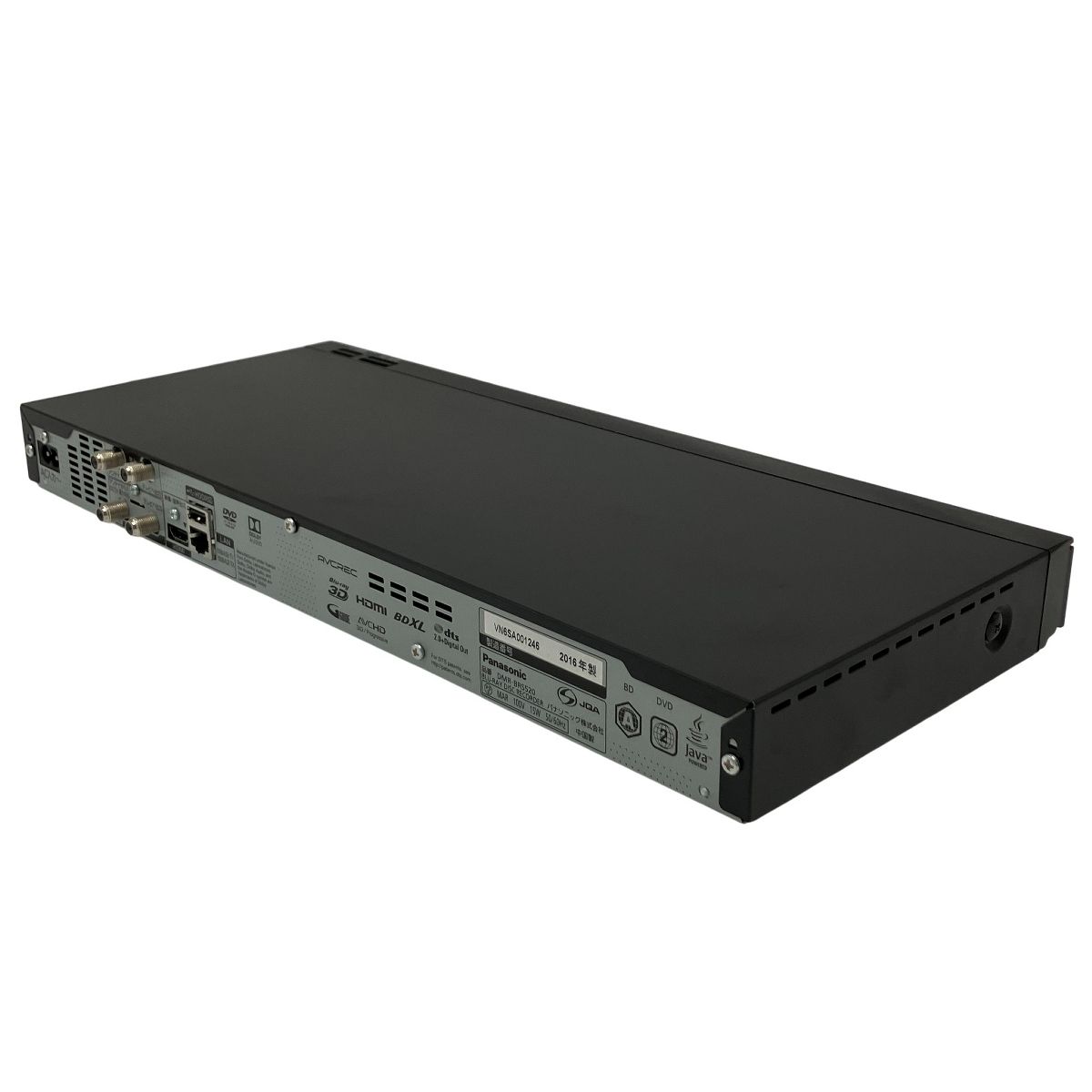 パナソニック　ブルーレイレコーダー　DMR-BRS520 中古 Panasonic DMR-BRS520 ブルーレイディスクレコーダー 家電 中古