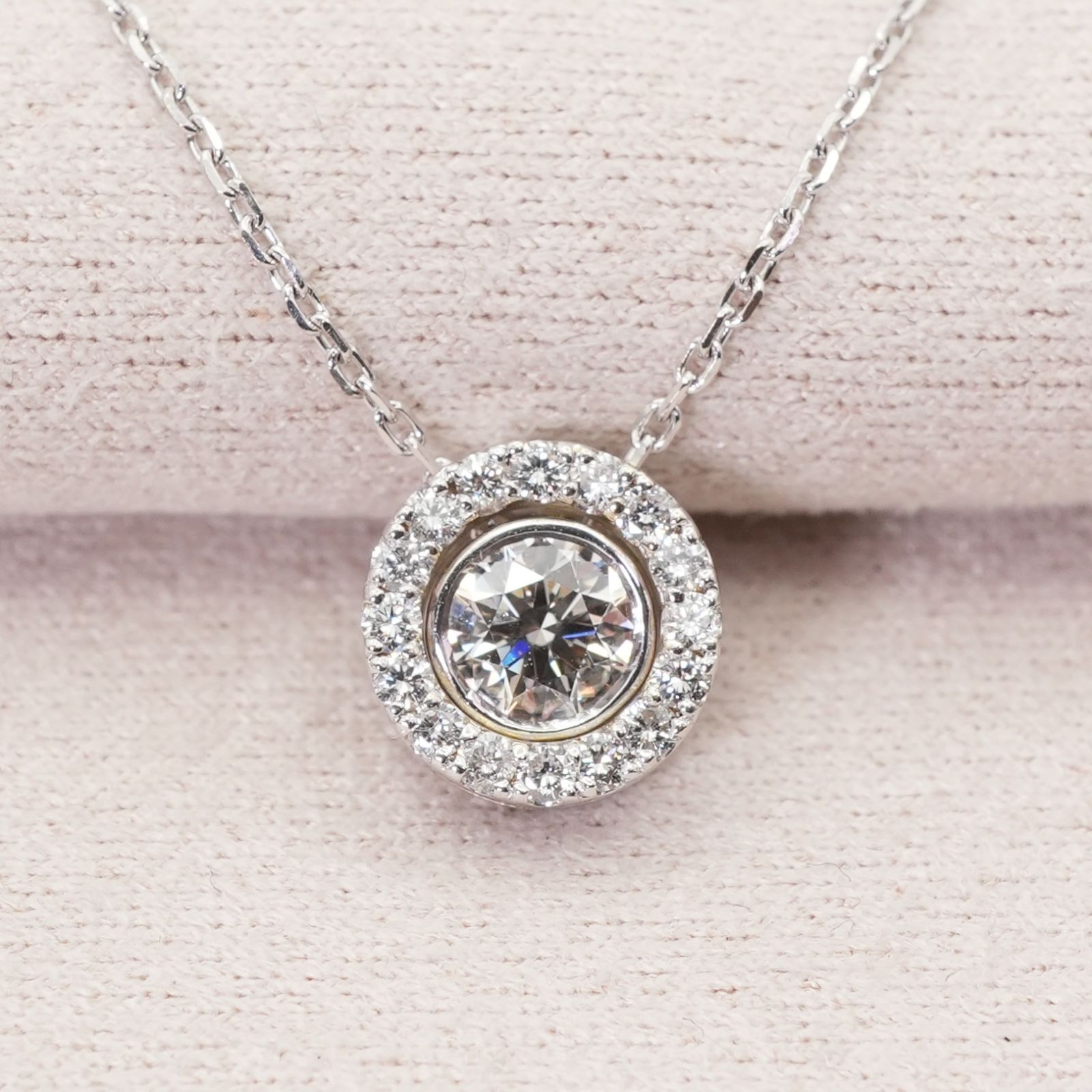 ヴェレッタオッターヴァ 0.46ct ネックレス K18WG/24-3894S - メルカリ