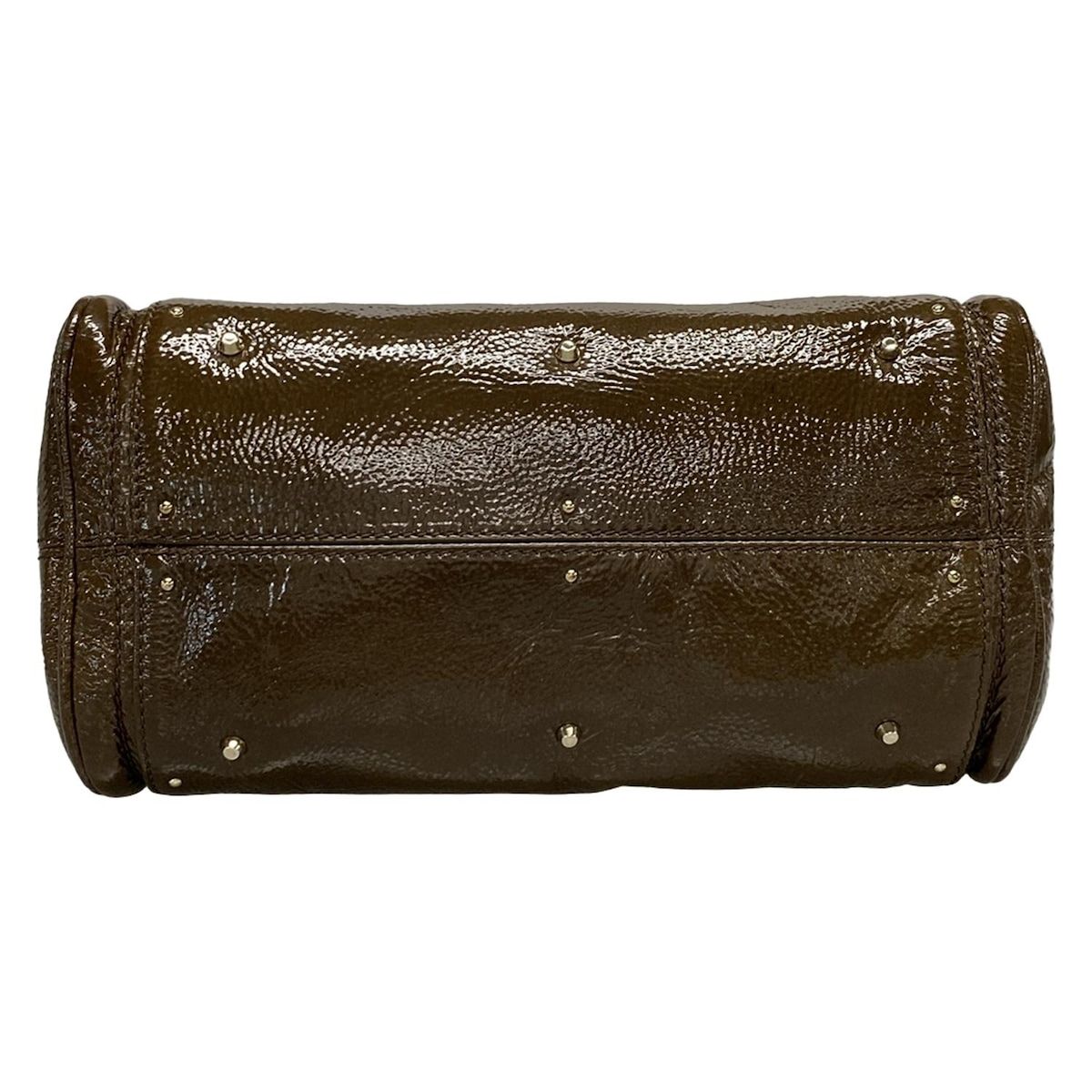Chloé ダークブラウン ハンドバッグ美品 Chloe(クロエ) ハンドバッグ パディントン ダークブラウン×黒