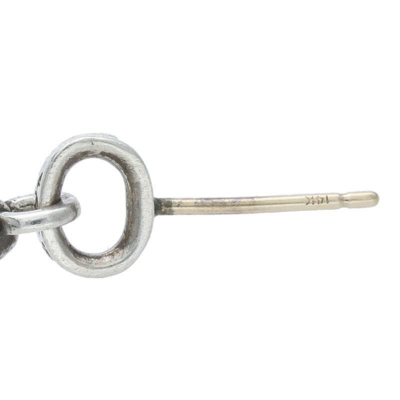 k14WG ホワイトゴールド オパールネクタイピン オパール × ホワイトゴールド ネクタイピン k14WG ホワイトゴールド