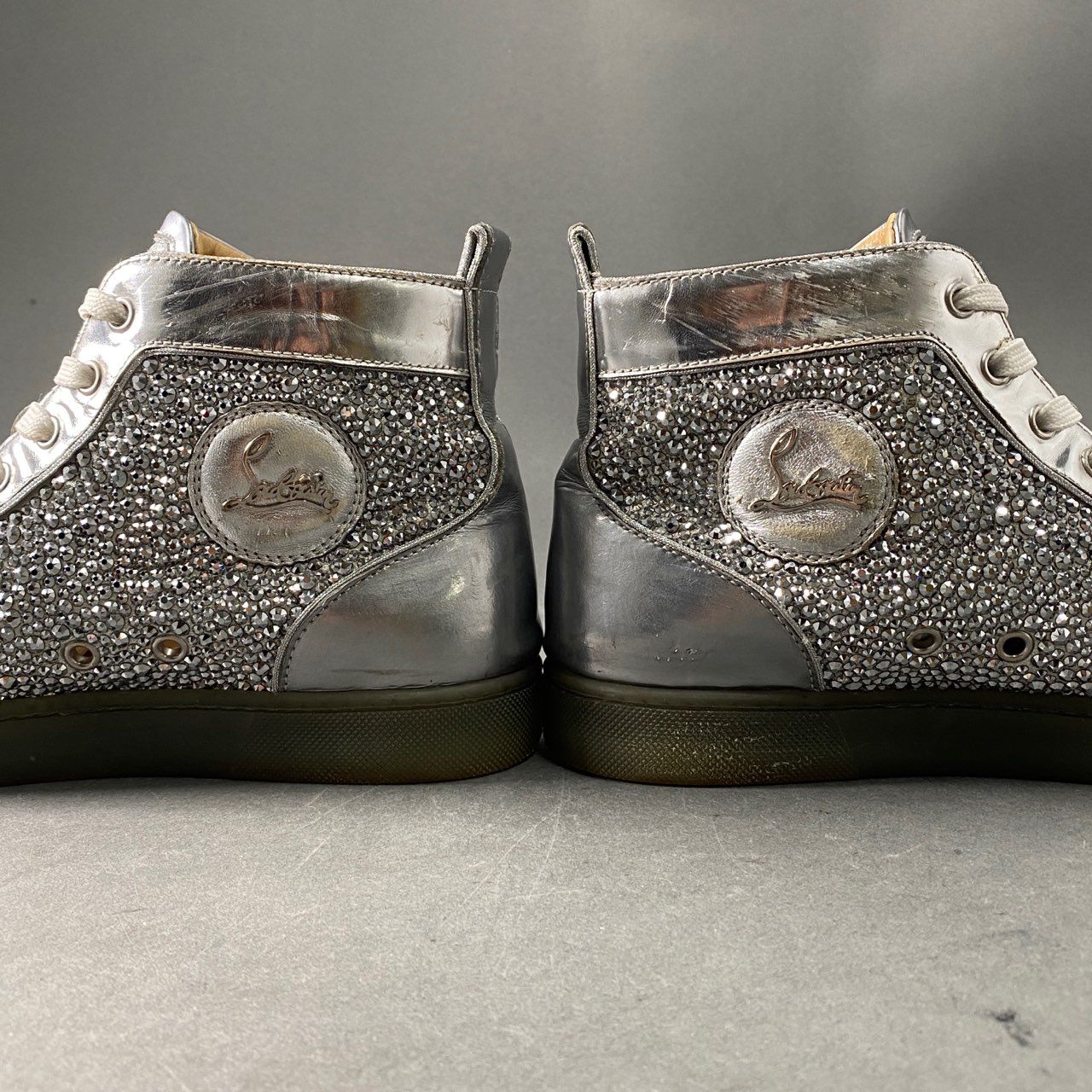 1A22 Christian Louboutin クリスティアンルブタン スワロフスキー 