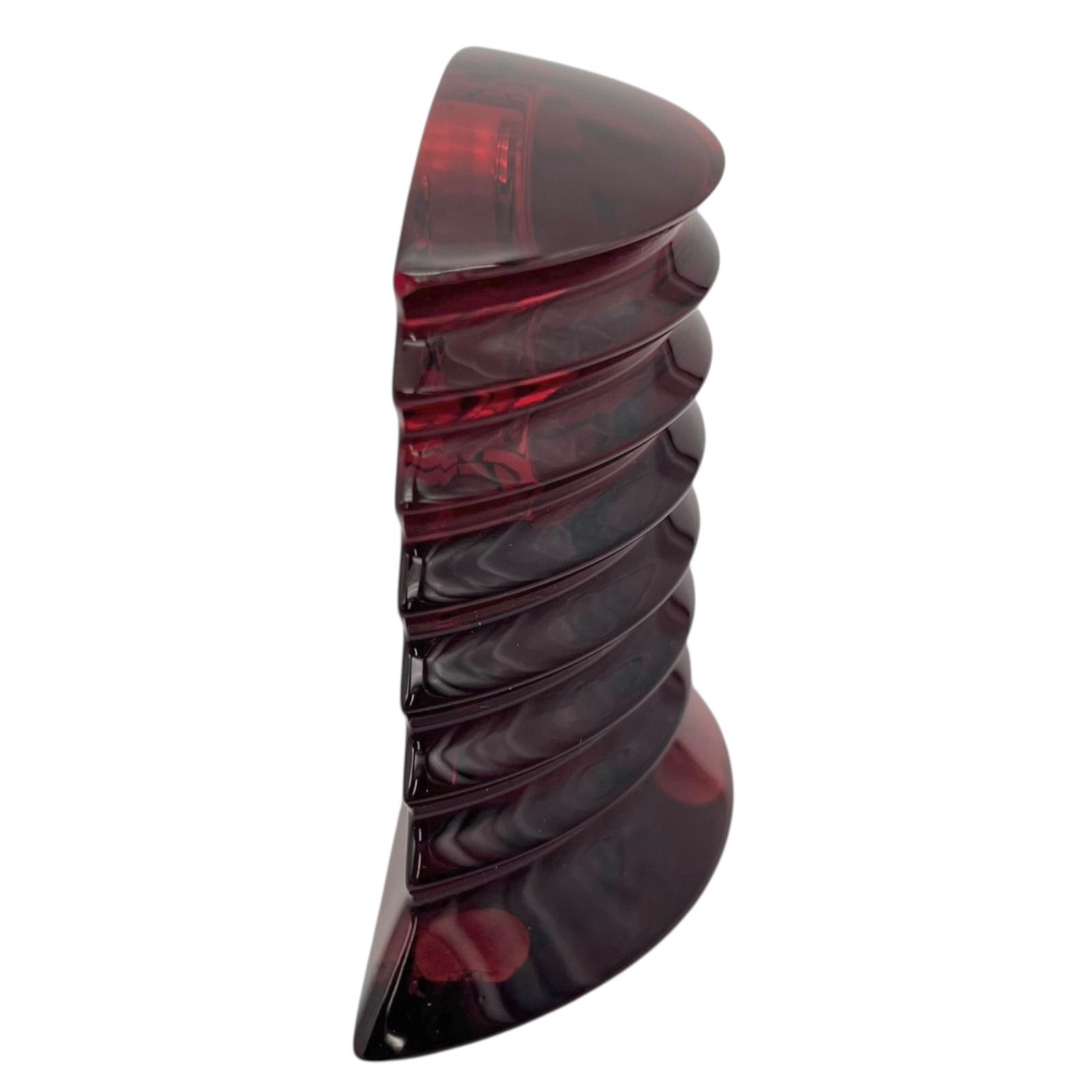 Baccarat バカラ クロックハートレッド バカラBaccarat ラランドクロック 赤 レッド 置き時 S5U284