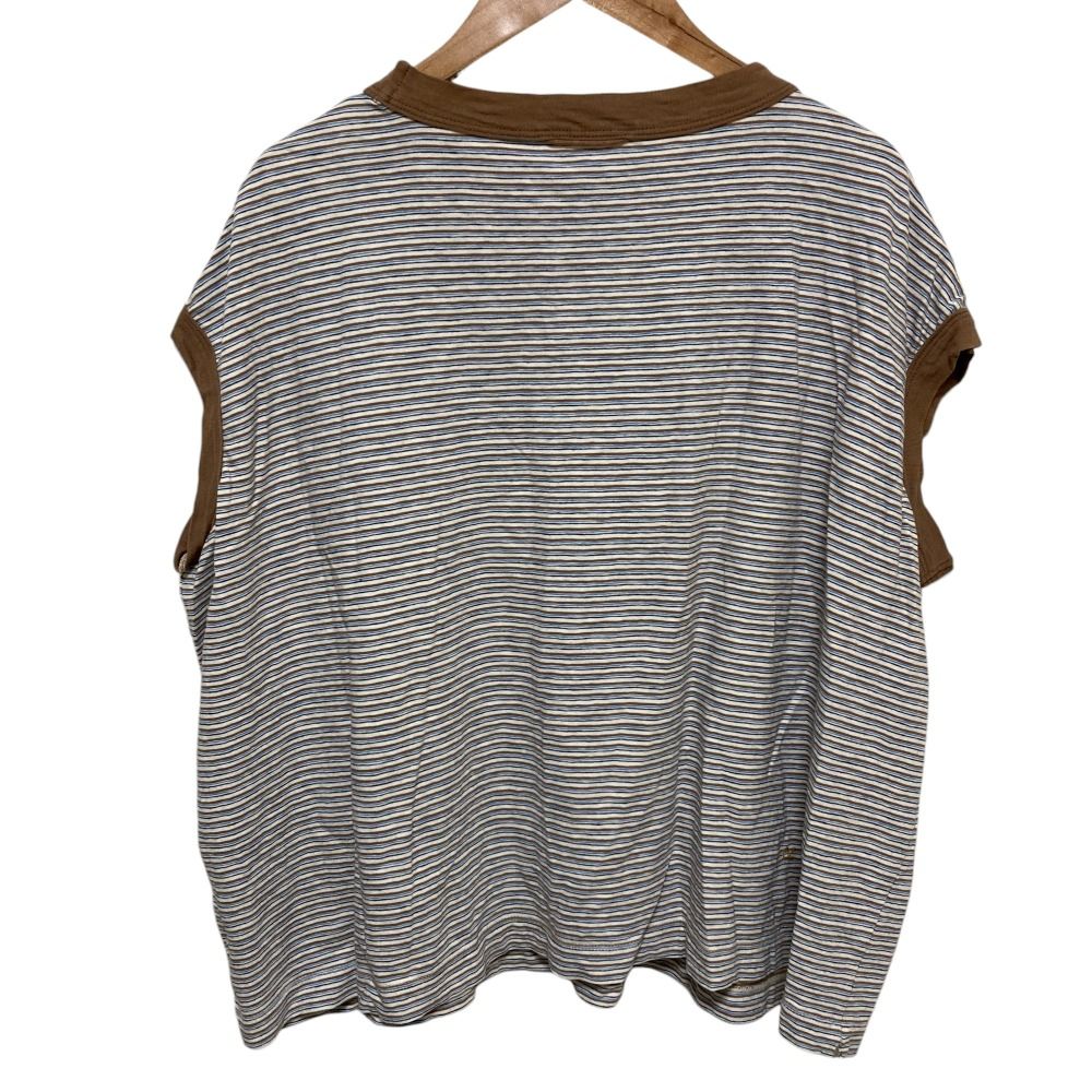 フォーティファイブアール アイビーボーダー天竺のMキャミ