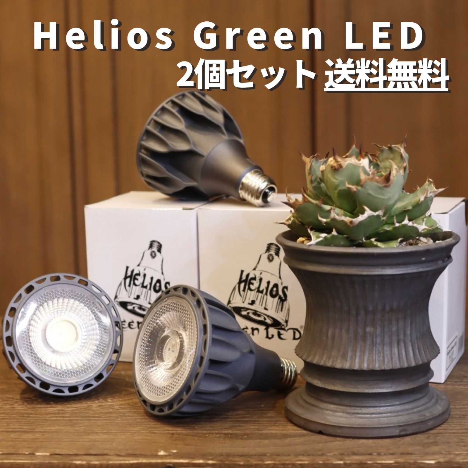 Helios Green LED HG24 ２個セット ブラック 広角レンズ付 ヘリオスグリーンLED ヘリオス - メルカリ