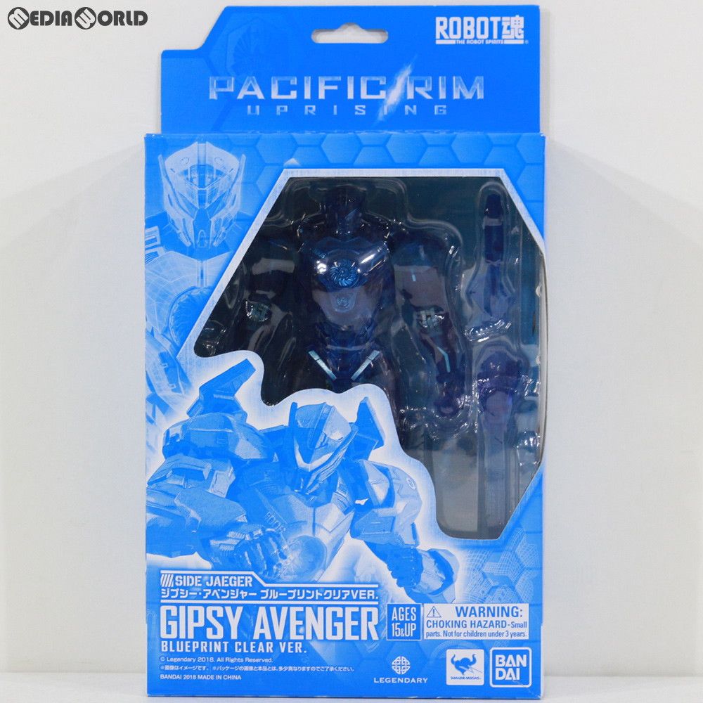 (フィギュア単品)セブンネット限定 ROBOT魂(SIDE JAEGER) ジプシー・アベンジャー ブループリントクリア VER. パシフィック・リム:アップライジング 完成品 可動フィギュア バンダイスピリッツ