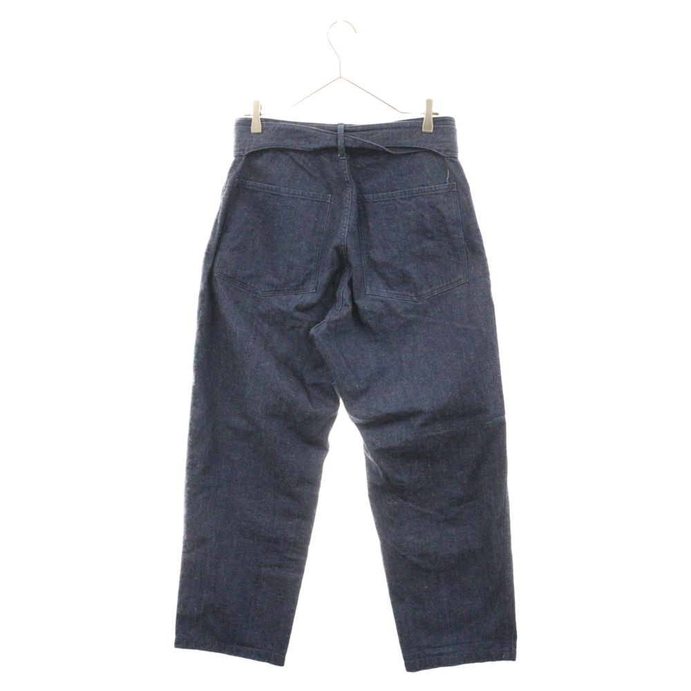 COMOLI (コモリ) 16AW ベルテッド デニム テーパード パンツ 