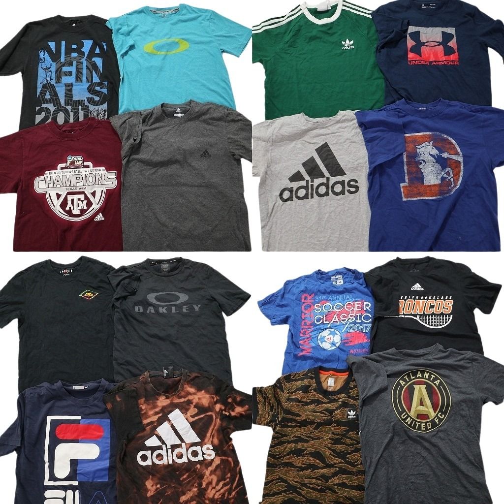 古着卸 スポーツブランドMIX 半袖Tシャツ 16枚セット メンズ XS |S アディダス リーボック ジョーダン 古着 NA2885