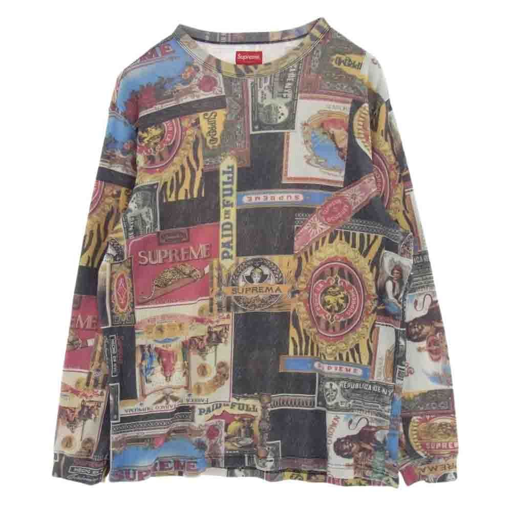 Supreme シュプリーム Ｔシャツ 22AW Republica Thermal リパブリカ サーマル 長袖 Tシャツ マルチカラー系 M【中古】