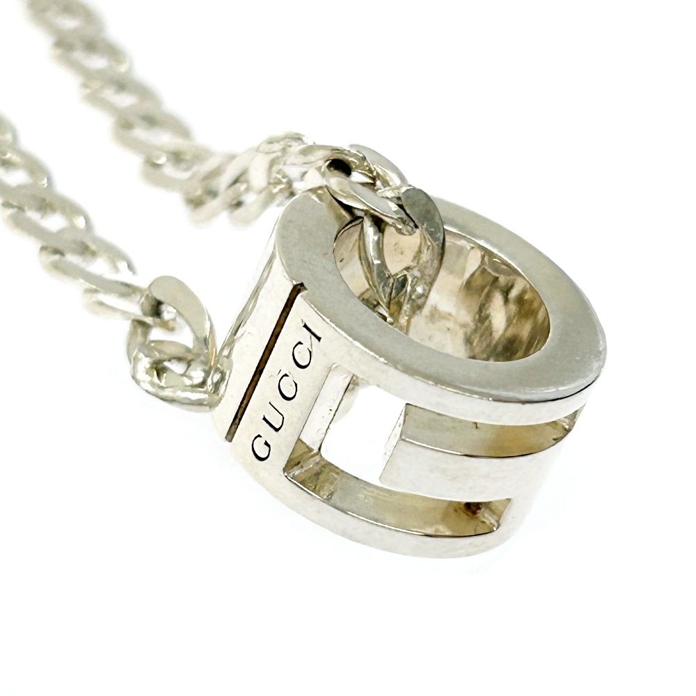 中古】【箱付き】 GUCCI グッチ シルバー カットアウトGリング
