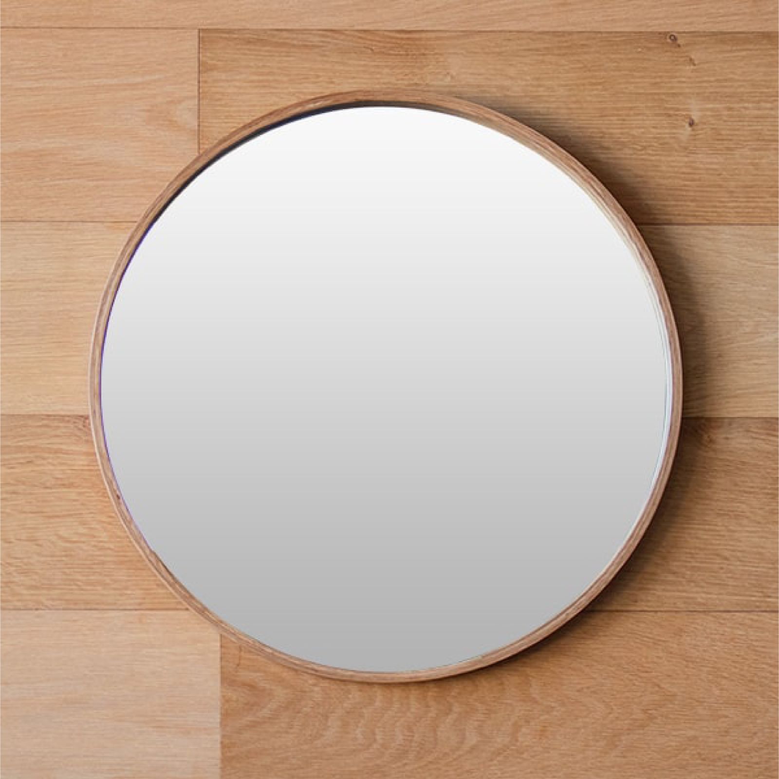 英国アンティーク木製カッティングミラー/壁掛け鏡オクタゴン八