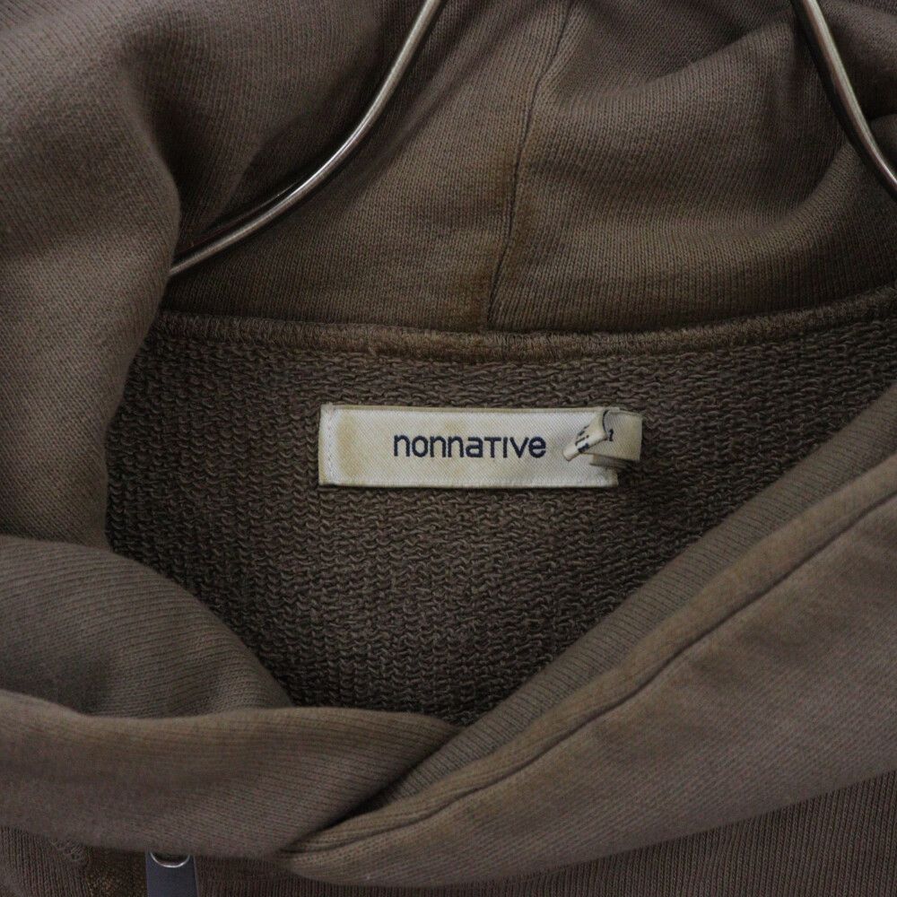 nonnative (ノンネイティブ) ハーフジップ スウェット ジップ パーカー ベージュ NN-C3701