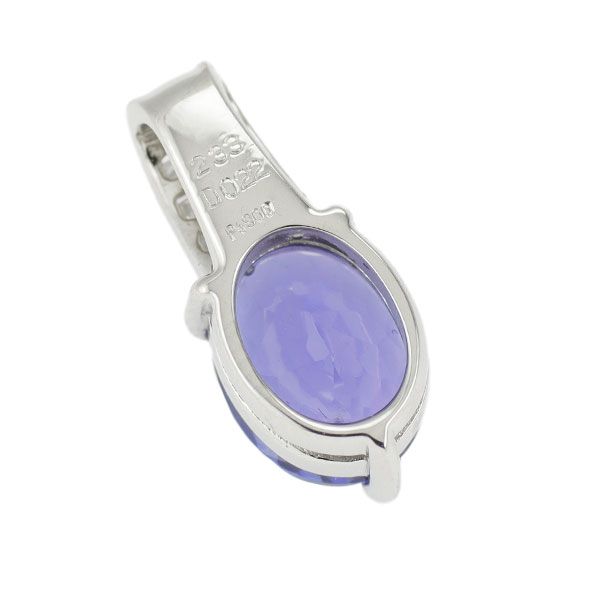 高い素材 Pt900 D0 2.33ct ペンダントトップ ダイヤモンド タンザナイト タンザナイト